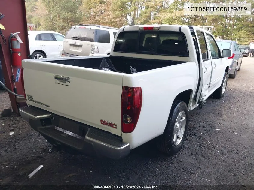 2012 GMC Canyon Sle2 VIN: 1GTD5PFE0C8169889 Lot: 40669510