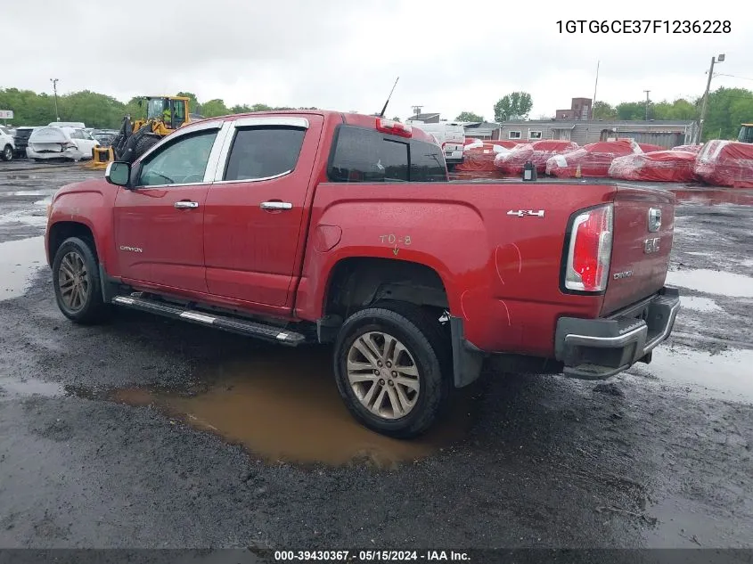 2015 GMC Canyon Slt VIN: 1GTG6CE37F1236228 Lot: 39430367