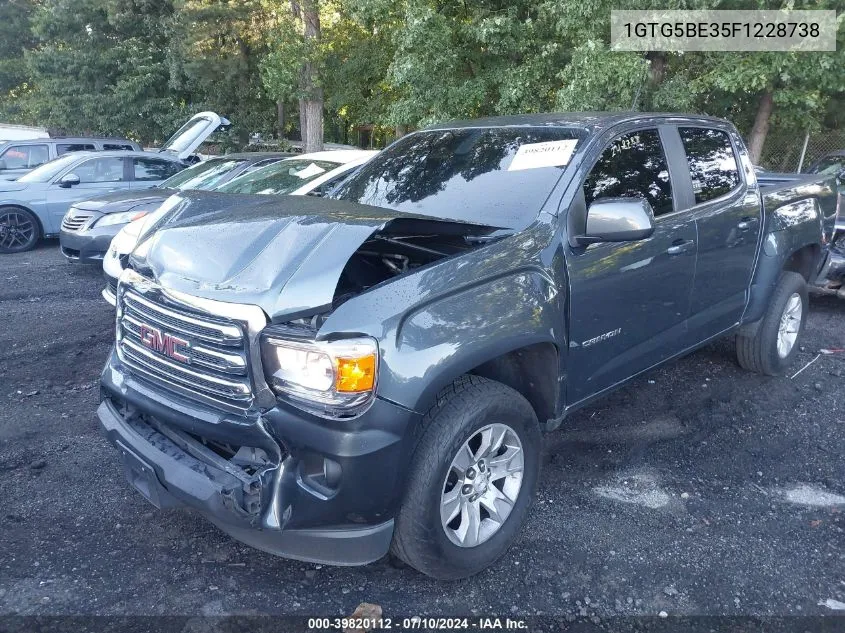 1GTG5BE35F1228738 2015 GMC Canyon Sle