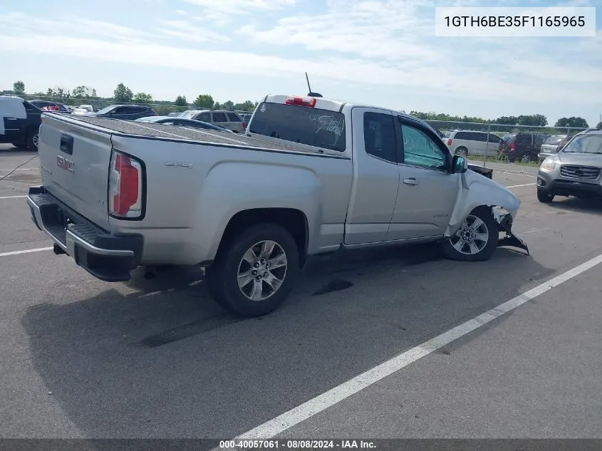 2015 GMC Canyon Sle VIN: 1GTH6BE35F1165965 Lot: 40057061