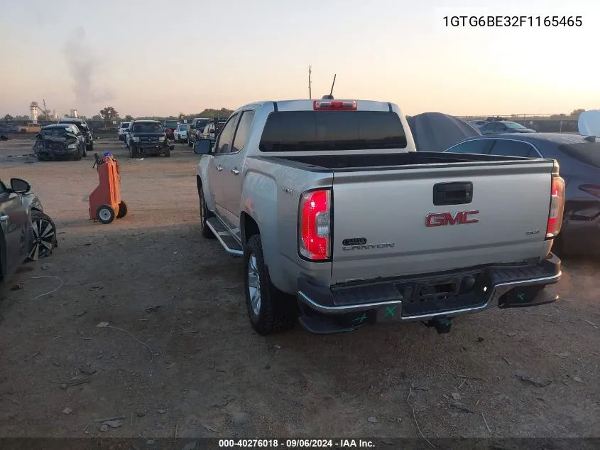 2015 GMC Canyon Sle VIN: 1GTG6BE32F1165465 Lot: 40276018