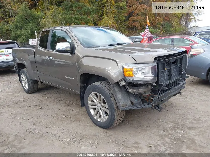 2015 GMC Canyon Slt VIN: 1GTH6CE34F1121199 Lot: 40606806