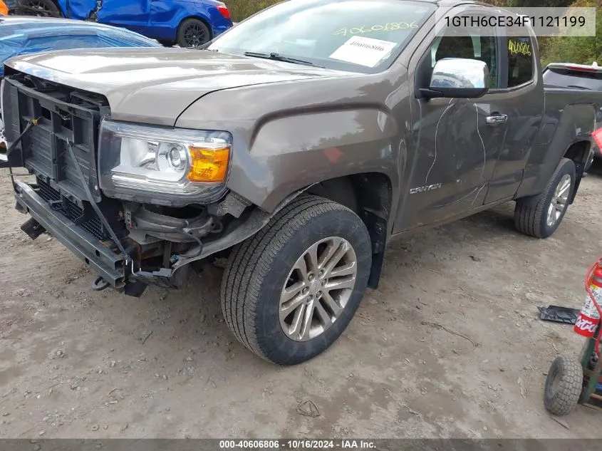 2015 GMC Canyon Slt VIN: 1GTH6CE34F1121199 Lot: 40606806