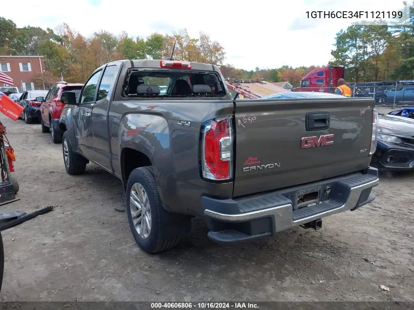 2015 GMC Canyon Slt VIN: 1GTH6CE34F1121199 Lot: 40606806