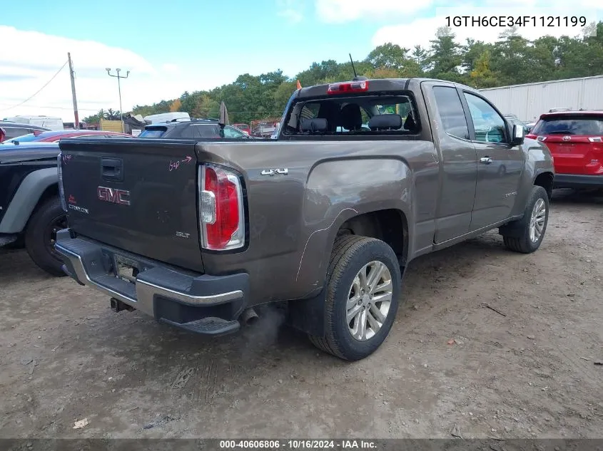 2015 GMC Canyon Slt VIN: 1GTH6CE34F1121199 Lot: 40606806