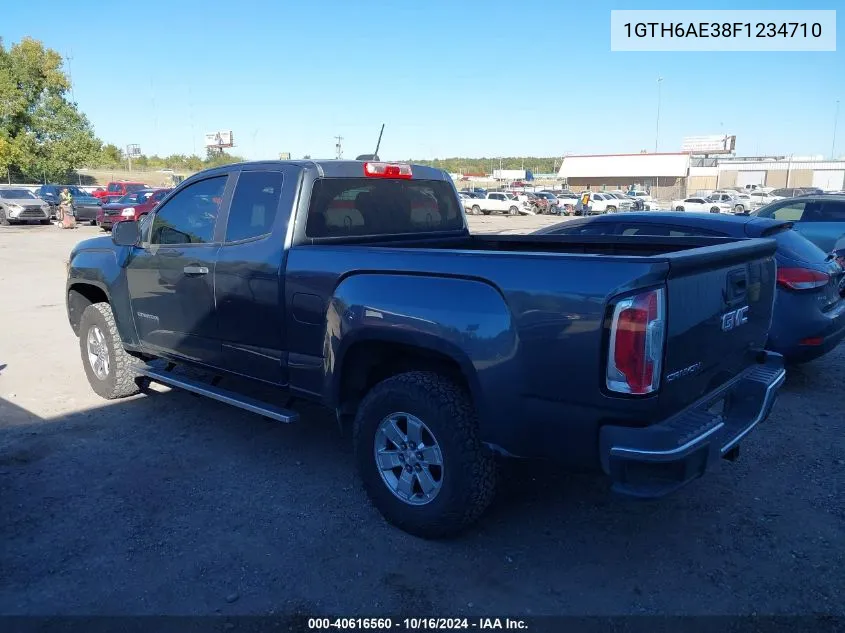 2015 GMC Canyon VIN: 1GTH6AE38F1234710 Lot: 40616560