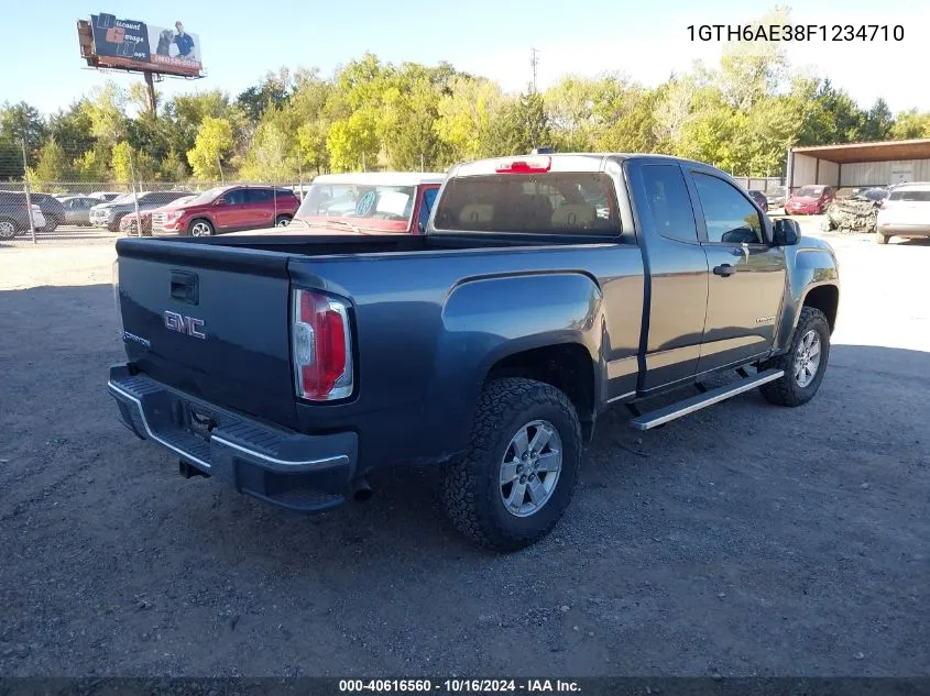 2015 GMC Canyon VIN: 1GTH6AE38F1234710 Lot: 40616560