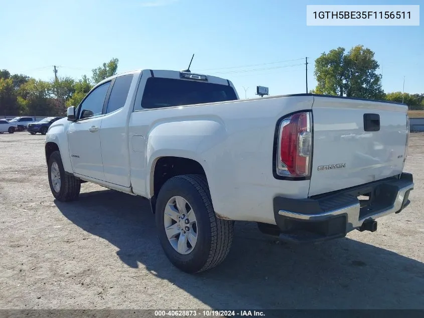 2015 GMC Canyon Sle VIN: 1GTH5BE35F1156511 Lot: 40628873