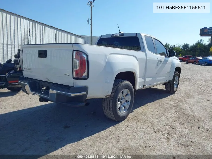 2015 GMC Canyon Sle VIN: 1GTH5BE35F1156511 Lot: 40628873