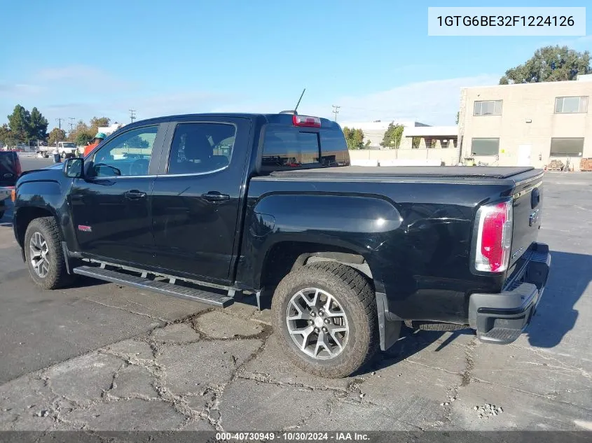 2015 GMC Canyon Sle VIN: 1GTG6BE32F1224126 Lot: 40730949