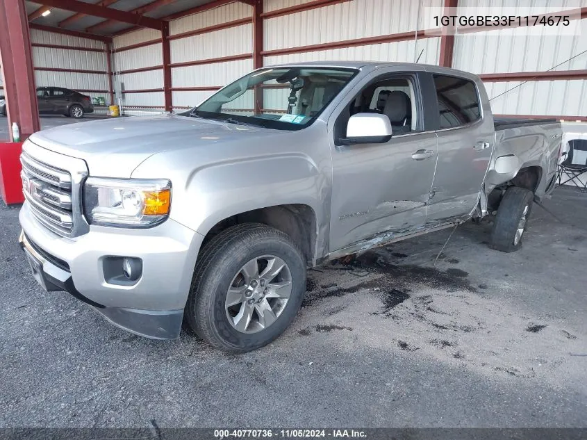 2015 GMC Canyon Sle VIN: 1GTG6BE33F1174675 Lot: 40770736