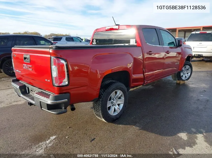 2015 GMC Canyon Sle VIN: 1GTG5BE38F1128536 Lot: 40821788