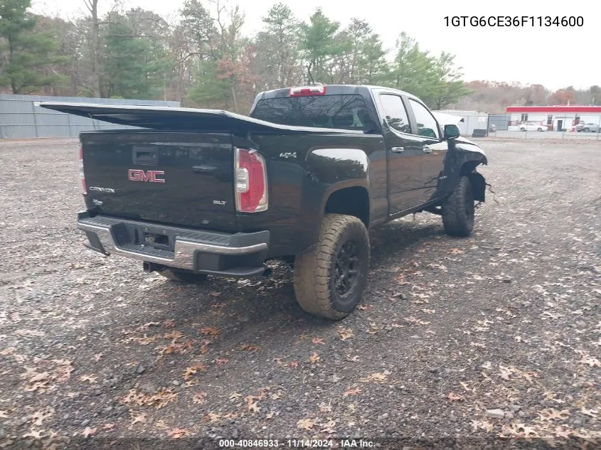 2015 GMC Canyon Slt VIN: 1GTG6CE36F1134600 Lot: 40846933