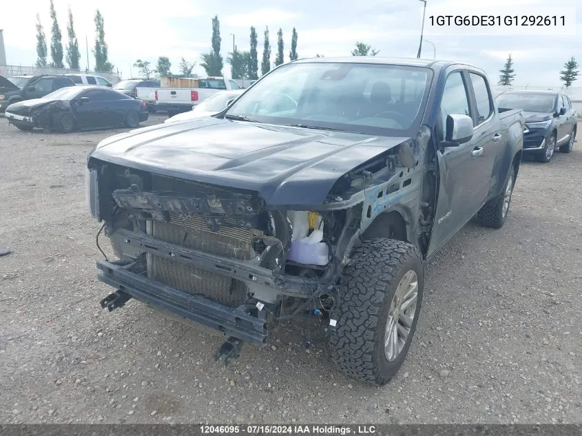 1GTG6DE31G1292611 2016 GMC Canyon