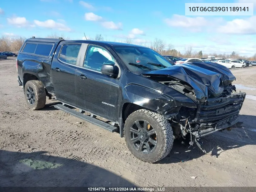 2016 GMC Canyon VIN: 1GTG6CE39G1189141 Lot: 12154778