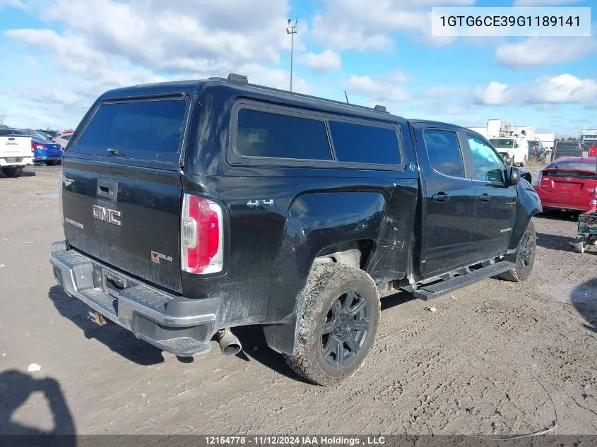 2016 GMC Canyon VIN: 1GTG6CE39G1189141 Lot: 12154778