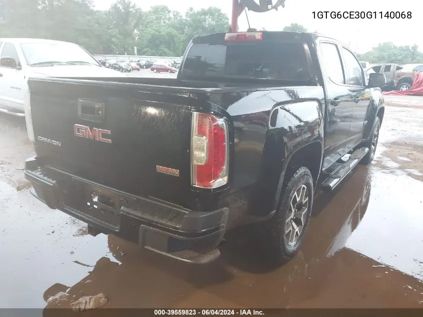 1GTG6CE30G1140068 2016 GMC Canyon Sle