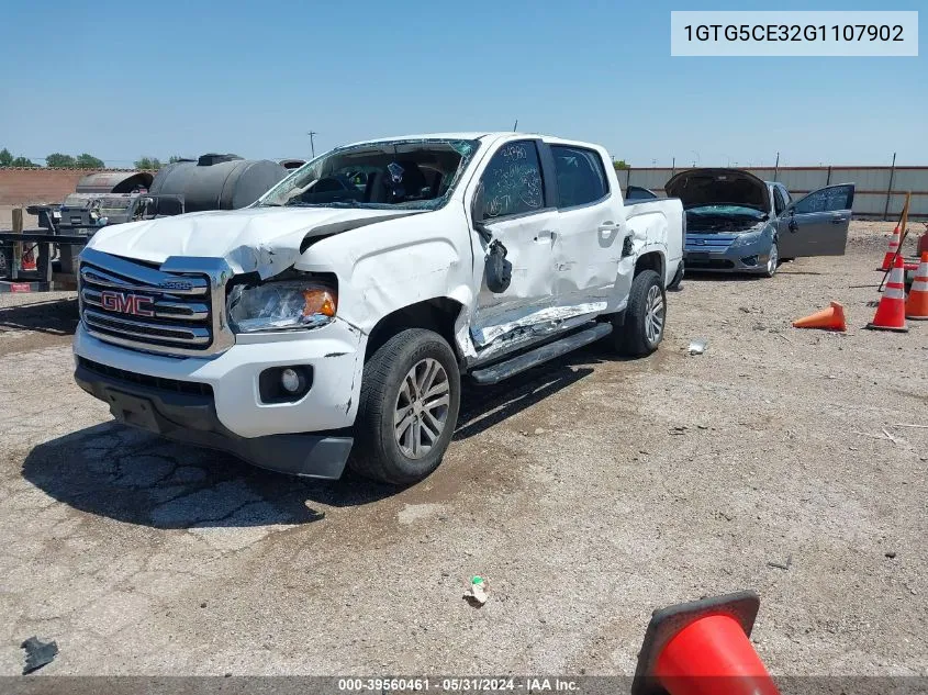 1GTG5CE32G1107902 2016 GMC Canyon Sle