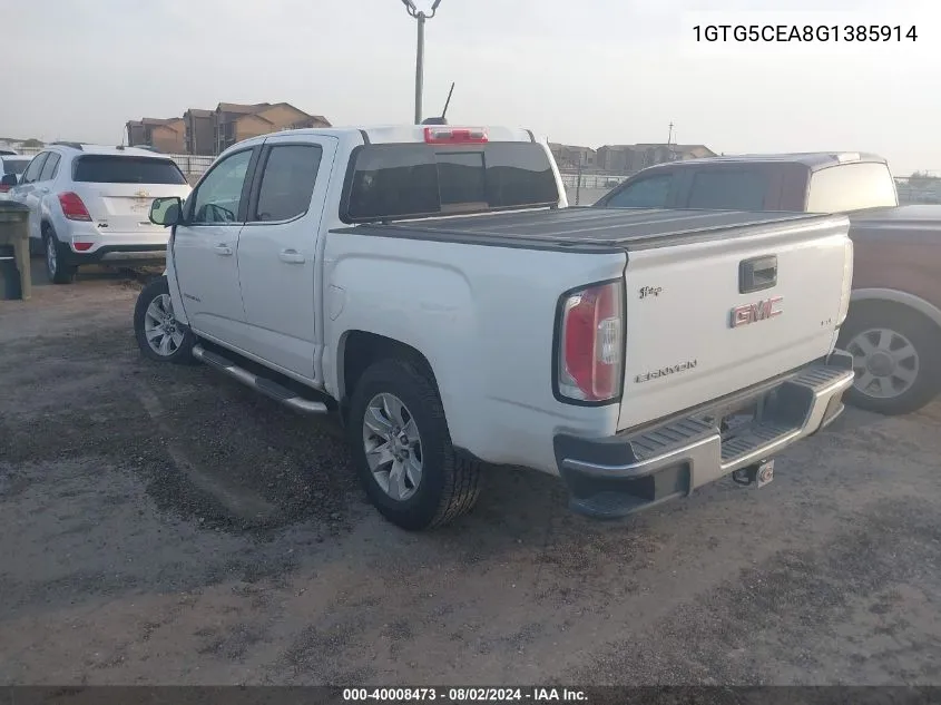 1GTG5CEA8G1385914 2016 GMC Canyon Sle