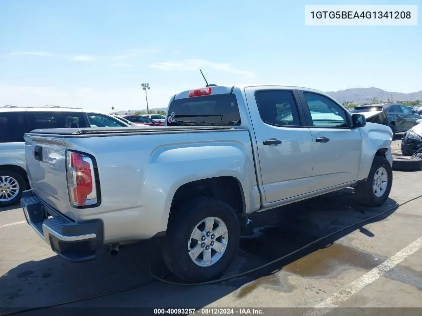 2016 GMC Canyon VIN: 1GTG5BEA4G1341208 Lot: 40093257