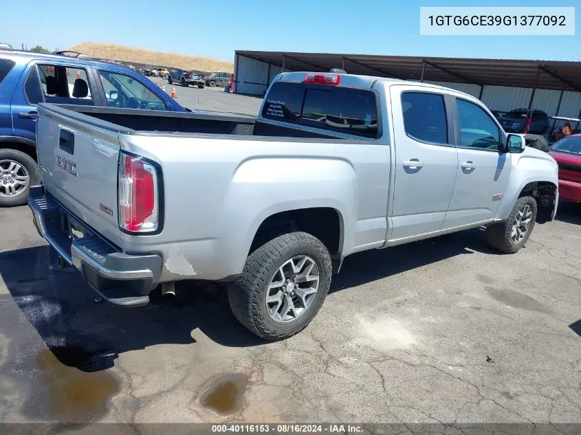 1GTG6CE39G1377092 2016 GMC Canyon Sle