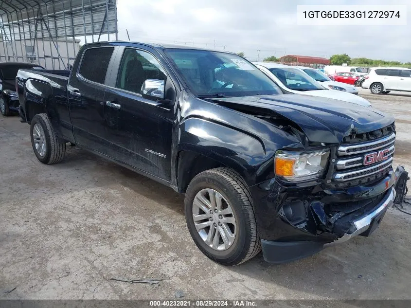 2016 GMC Canyon Slt VIN: 1GTG6DE33G1272974 Lot: 40232021