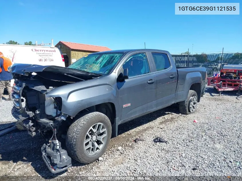 2016 GMC Canyon Sle VIN: 1GTG6CE39G1121535 Lot: 40239237