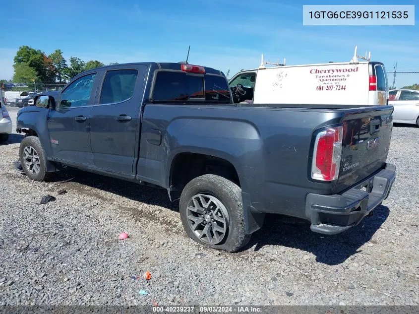 2016 GMC Canyon Sle VIN: 1GTG6CE39G1121535 Lot: 40239237