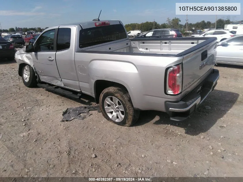 2016 GMC Canyon Sle VIN: 1GTH5CEA9G1385800 Lot: 40392387