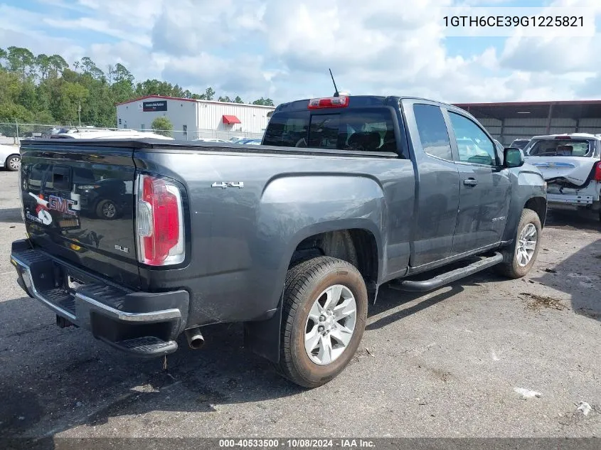 2016 GMC Canyon Sle VIN: 1GTH6CE39G1225821 Lot: 40533500