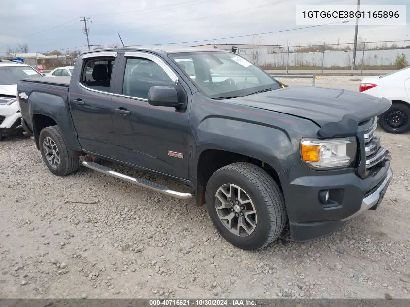 2016 GMC Canyon Sle VIN: 1GTG6CE38G1165896 Lot: 40716621