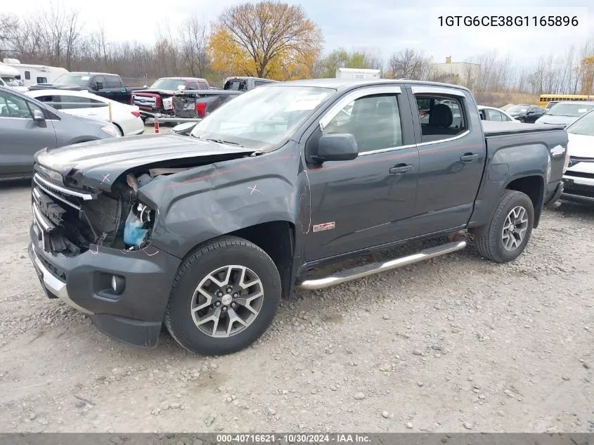 2016 GMC Canyon Sle VIN: 1GTG6CE38G1165896 Lot: 40716621