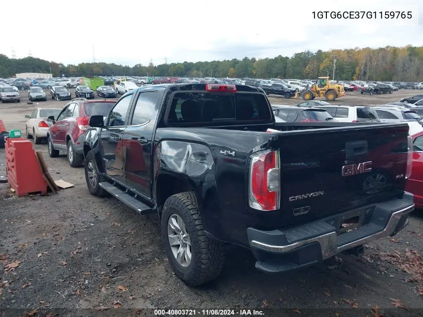 2016 GMC Canyon Sle VIN: 1GTG6CE37G1159765 Lot: 40803721