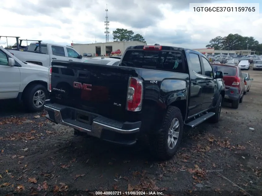 2016 GMC Canyon Sle VIN: 1GTG6CE37G1159765 Lot: 40803721