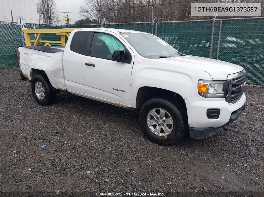 2016 GMC Canyon VIN: 1GTH6BEA9G1373587 Lot: 40826812