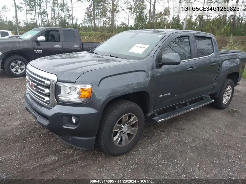 2016 GMC Canyon Sle VIN: 1GTG5CE34G1269823 Lot: 40914085