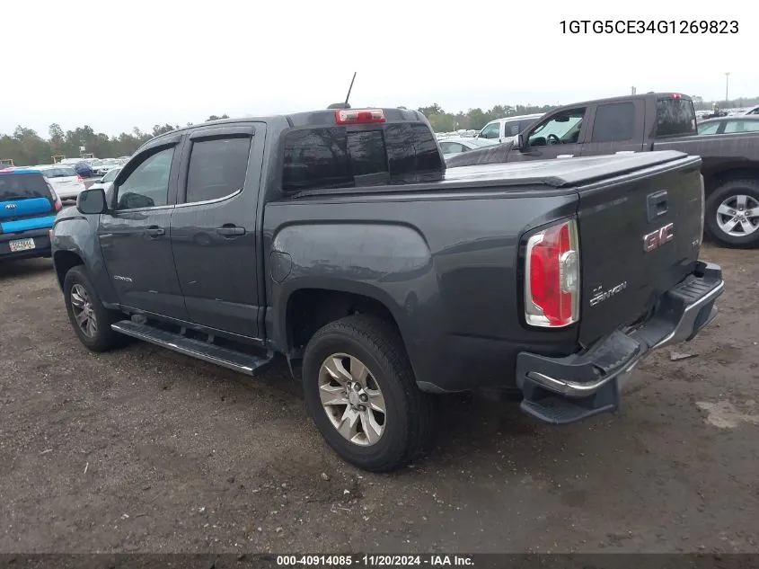 2016 GMC Canyon Sle VIN: 1GTG5CE34G1269823 Lot: 40914085