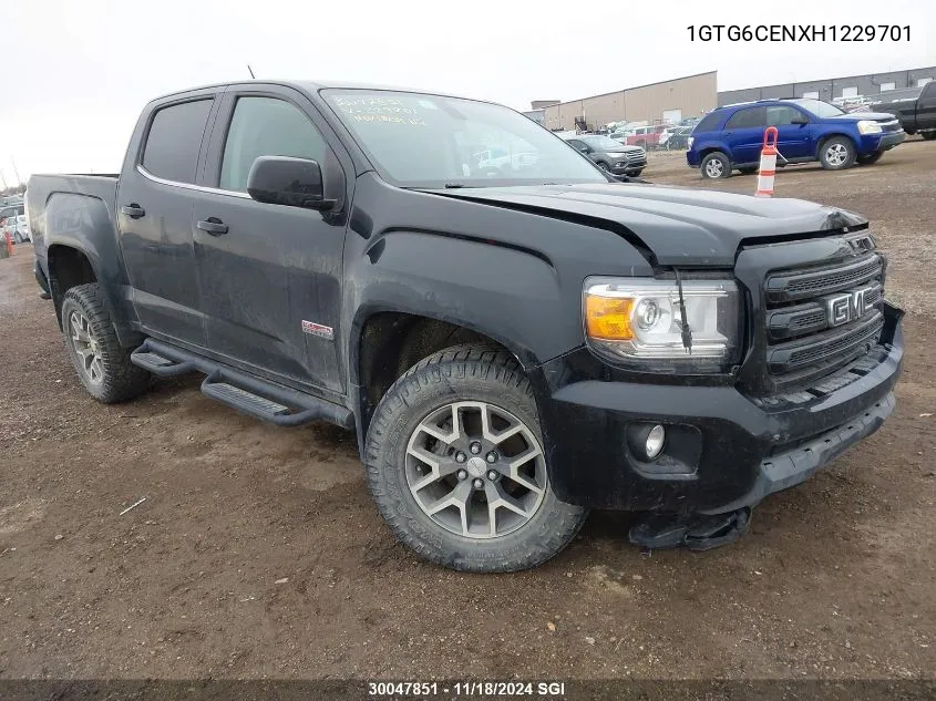 2017 GMC Canyon Sle VIN: 1GTG6CENXH1229701 Lot: 30047851