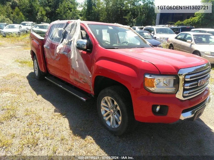 1GTG6DEN1H1302721 2017 GMC Canyon Slt