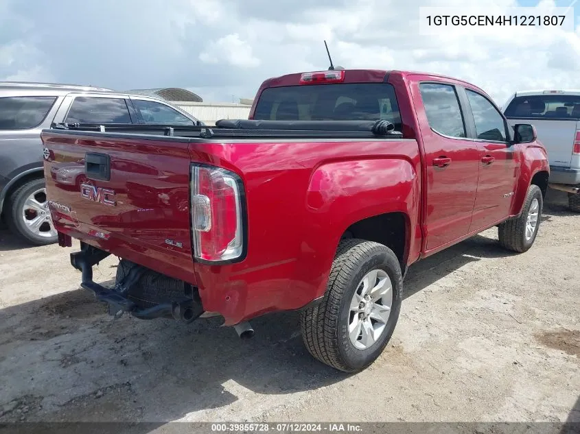 1GTG5CEN4H1221807 2017 GMC Canyon Sle