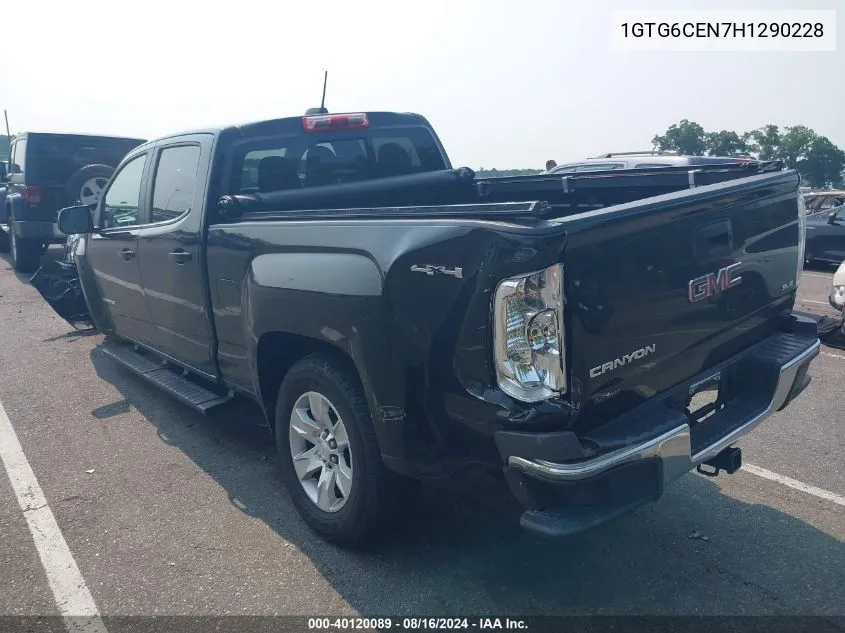 2017 GMC Canyon Sle VIN: 1GTG6CEN7H1290228 Lot: 40120089