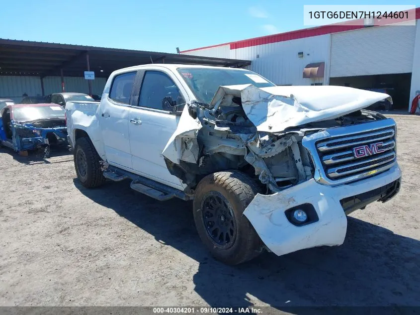 2017 GMC Canyon Slt VIN: 1GTG6DEN7H1244601 Lot: 40304201