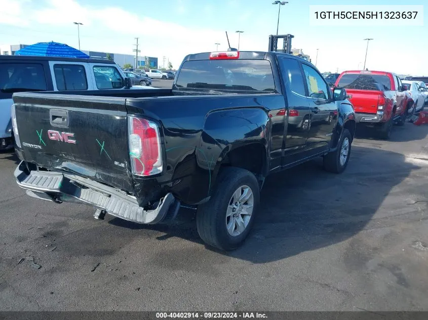 2017 GMC Canyon Sle VIN: 1GTH5CEN5H1323637 Lot: 40402914