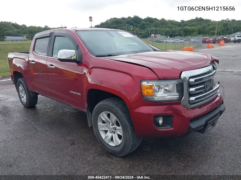 2017 GMC Canyon Sle VIN: 1GTG6CEN5H1215656 Lot: 40422411