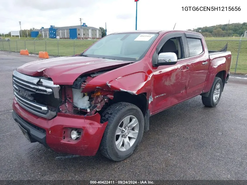 2017 GMC Canyon Sle VIN: 1GTG6CEN5H1215656 Lot: 40422411