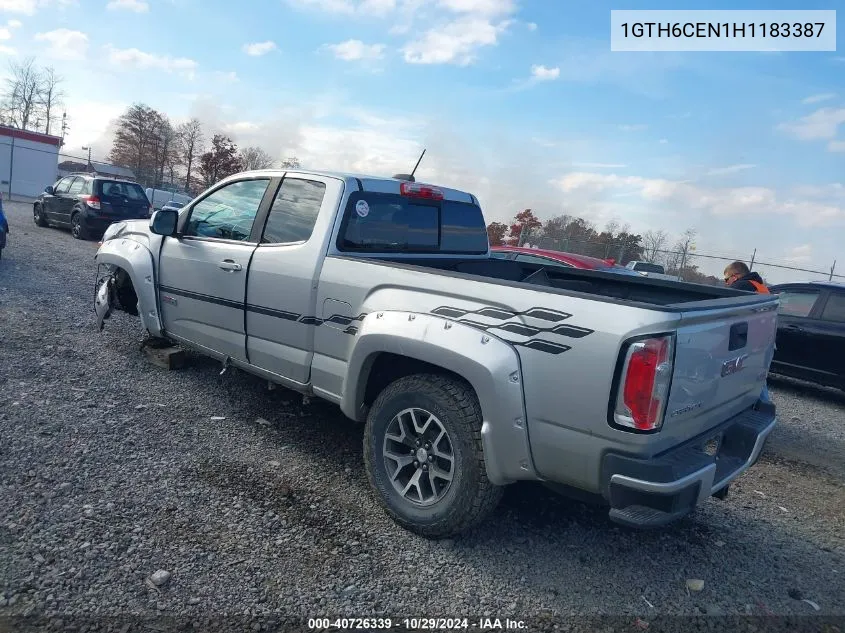 2017 GMC Canyon Sle VIN: 1GTH6CEN1H1183387 Lot: 40726339