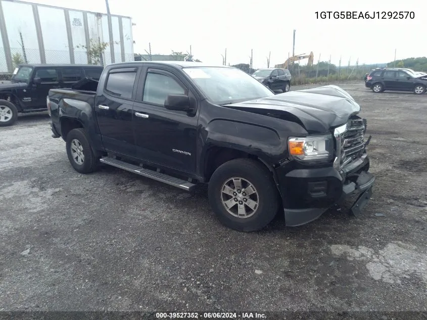 2018 GMC Canyon VIN: 1GTG5BEA6J1292570 Lot: 39527352