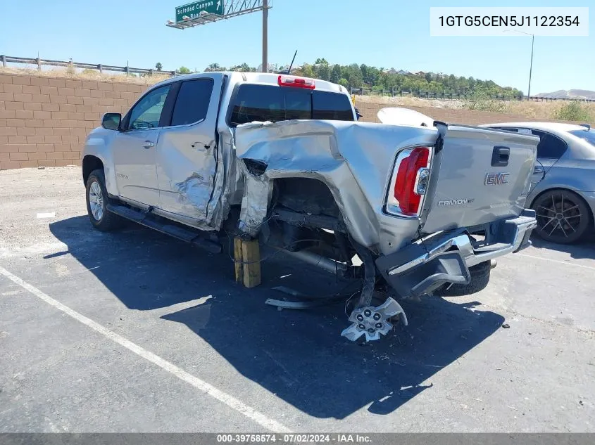 2018 GMC Canyon Sle VIN: 1GTG5CEN5J1122354 Lot: 39758574