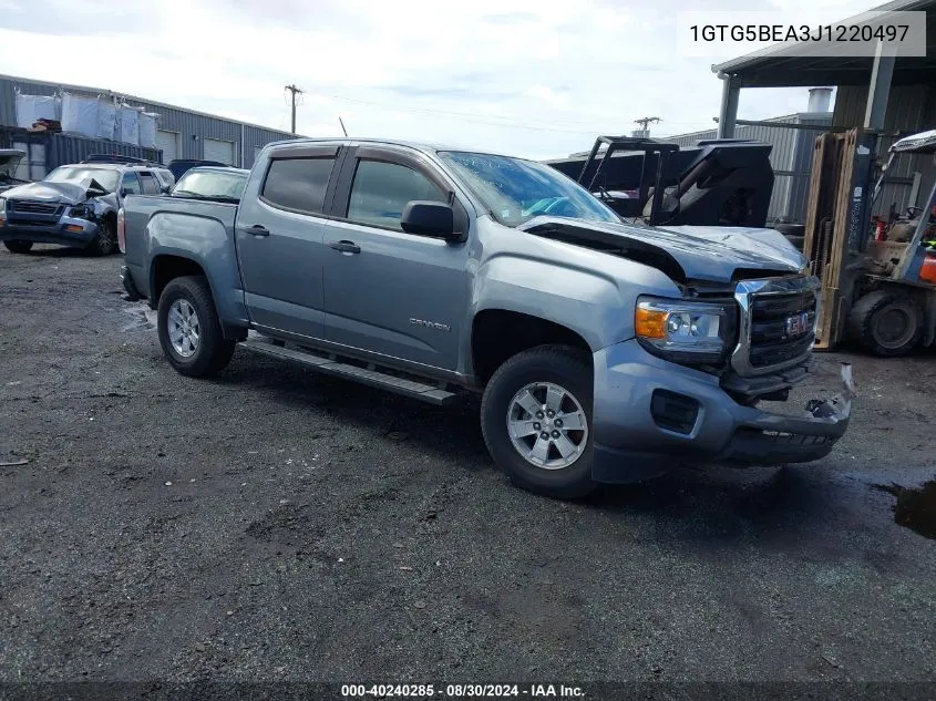 2018 GMC Canyon VIN: 1GTG5BEA3J1220497 Lot: 40240285