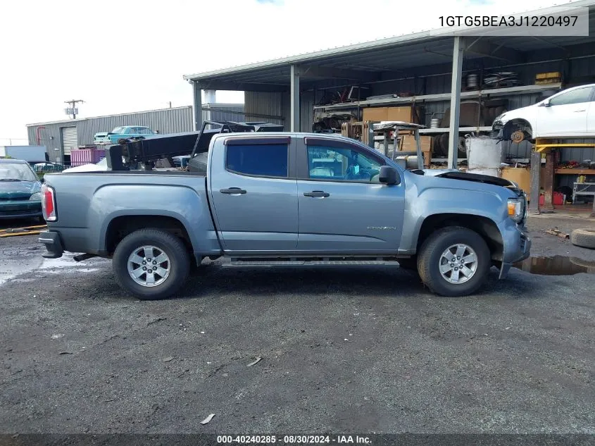 2018 GMC Canyon VIN: 1GTG5BEA3J1220497 Lot: 40240285